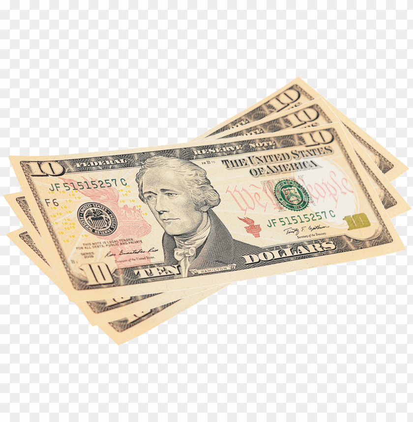 10 dollar bill PNG transparent with Clear Background ID 75335