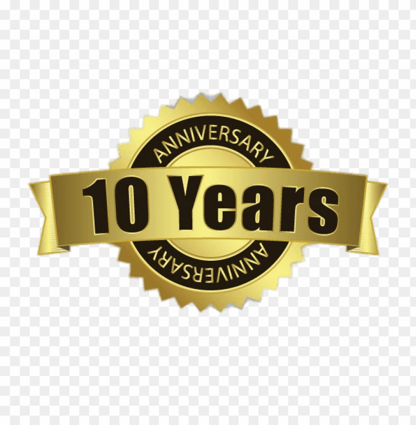 miscellaneous, wedding anniversaries, 10 years anniversary badge, 