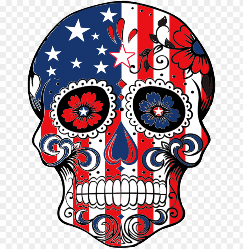 cross, skull silhouette, skull, skull silhouettes, banner, tattoo, sugar skull