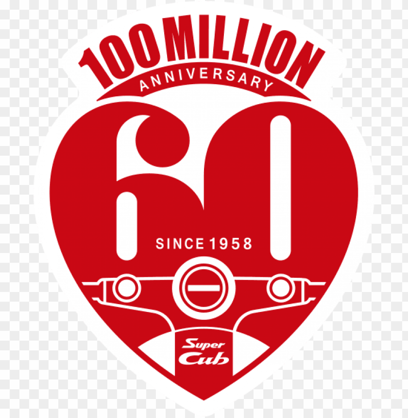 free PNG 100million anniversary 60th since - super cub 60th anniversary book PNG image with transparent background PNG images transparent