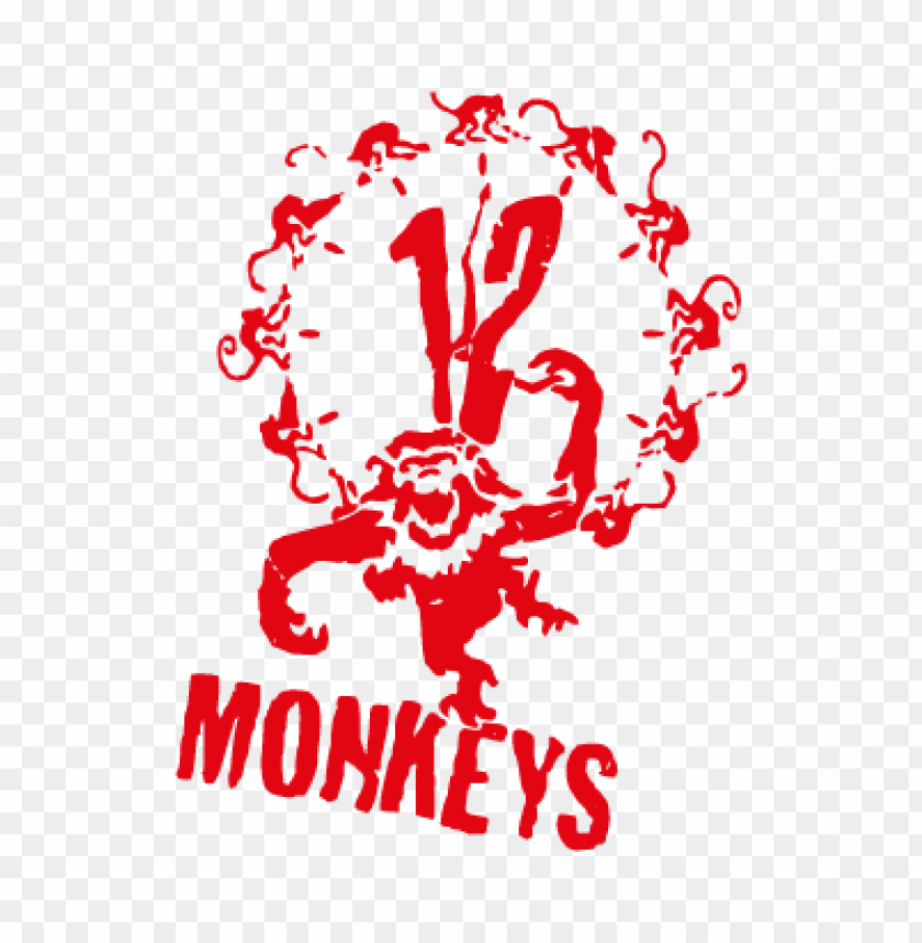  12 monkeys vector logo free - 462702