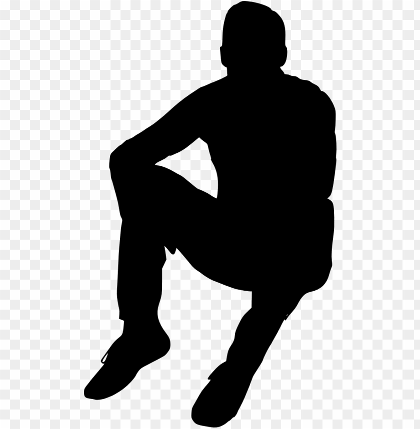12 People Sitting Silhouette Man Sitting Silhouette PNG Image With Transparent Background