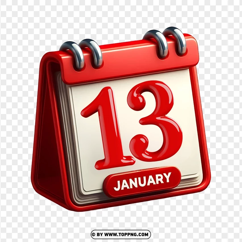 Calendar ,13th January ,Date