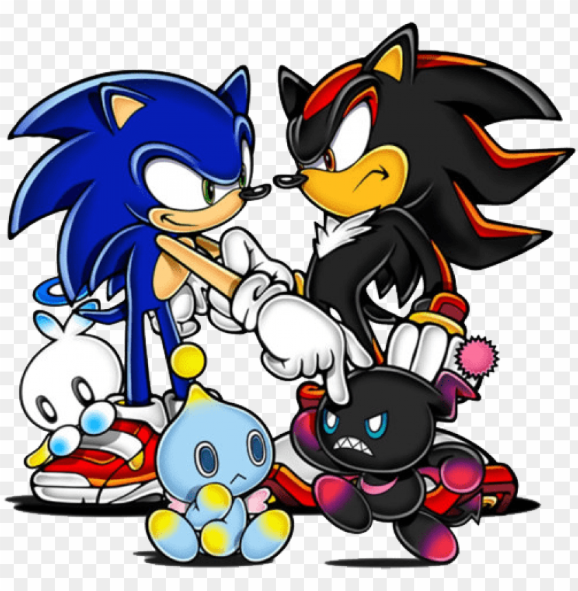 Imagem: Sonic And Shadow - Sonic Vs Shadow Png, Transparent Png