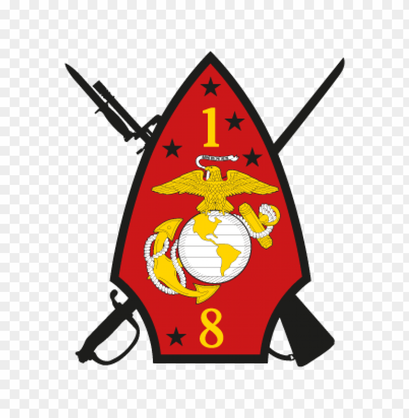  1st battalion 8th marine regiment vector logo download free - 462630