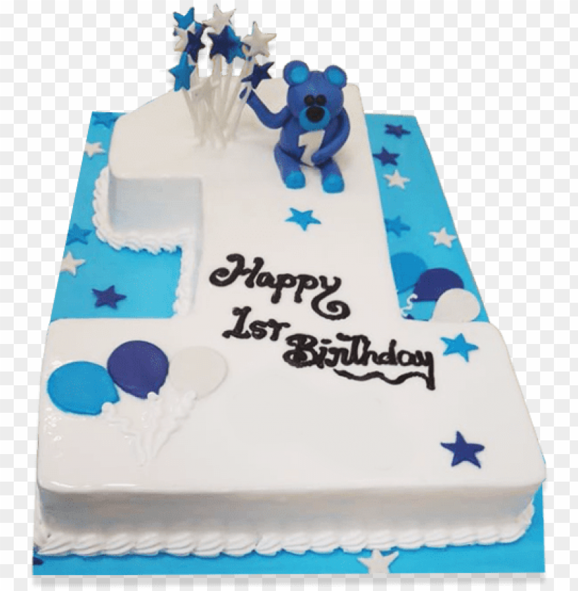 1st Birthday Cake - Birthday Cake PNG Image With Transparent Background