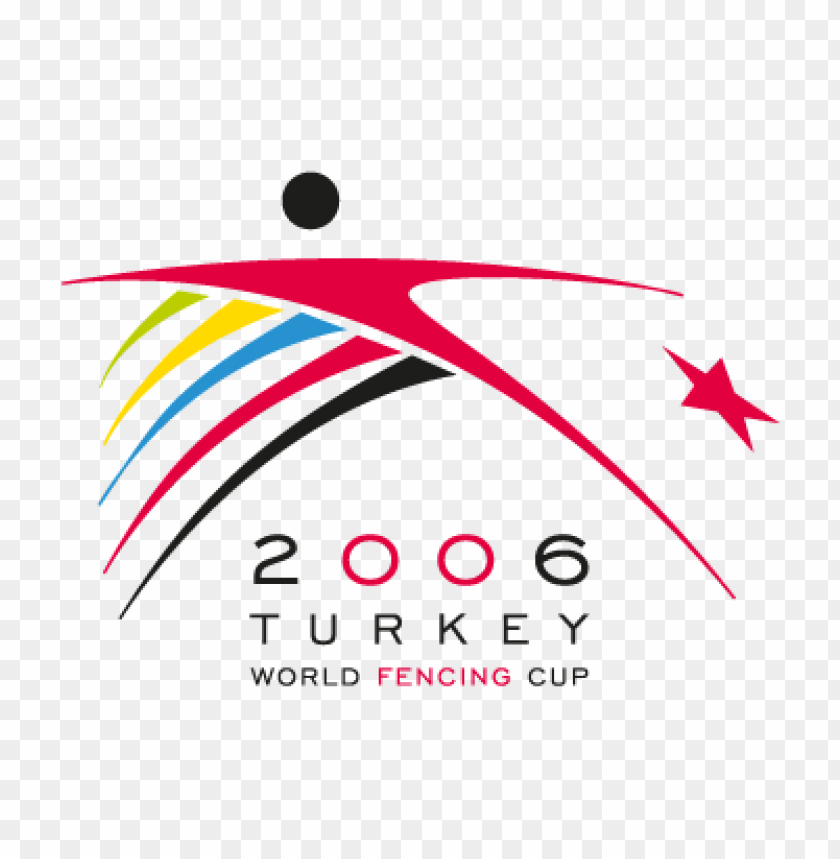  2006 turkey world fencing cup vector logo free - 462712