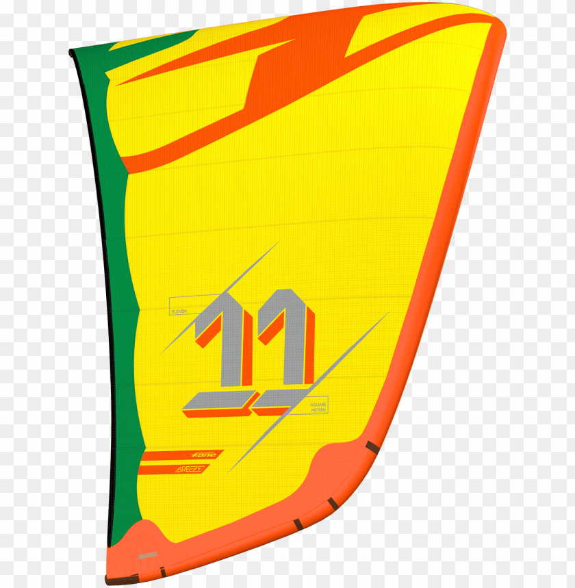 2017 f-one breeze v1 kitesurfing kite - orange, kite