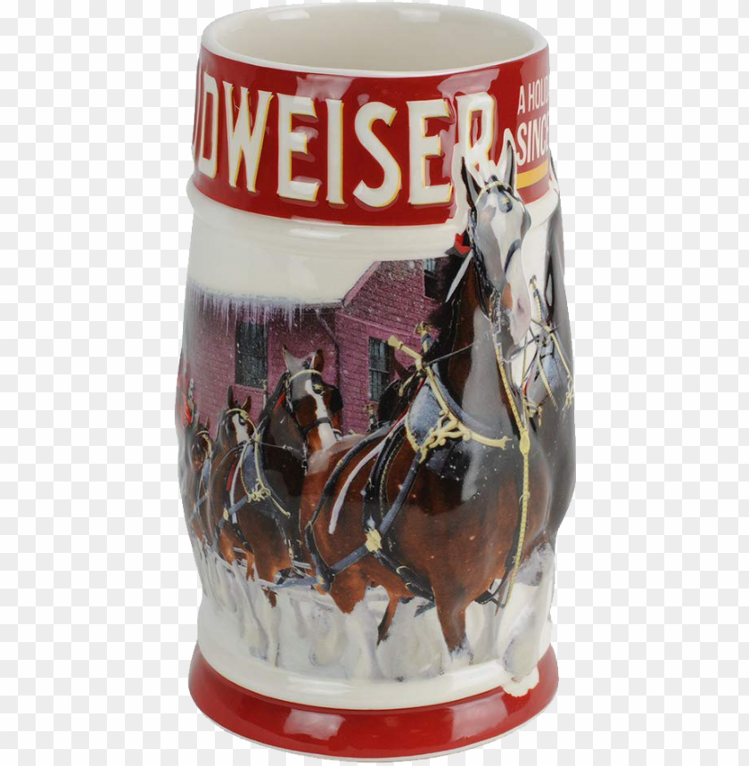 2018 Anheuser Busch Budweiser Holiday Stein 2018 Budweiser Holiday Stei PNG Image With Transparent Background