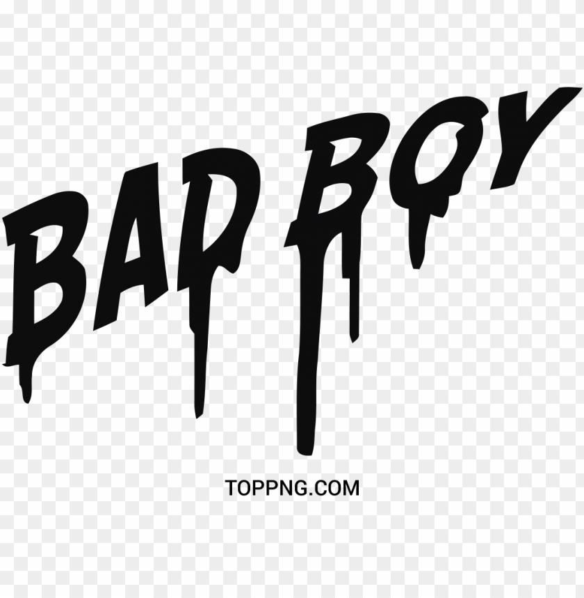 bad boy blood Png text PNG image with transparent background | TOPpng