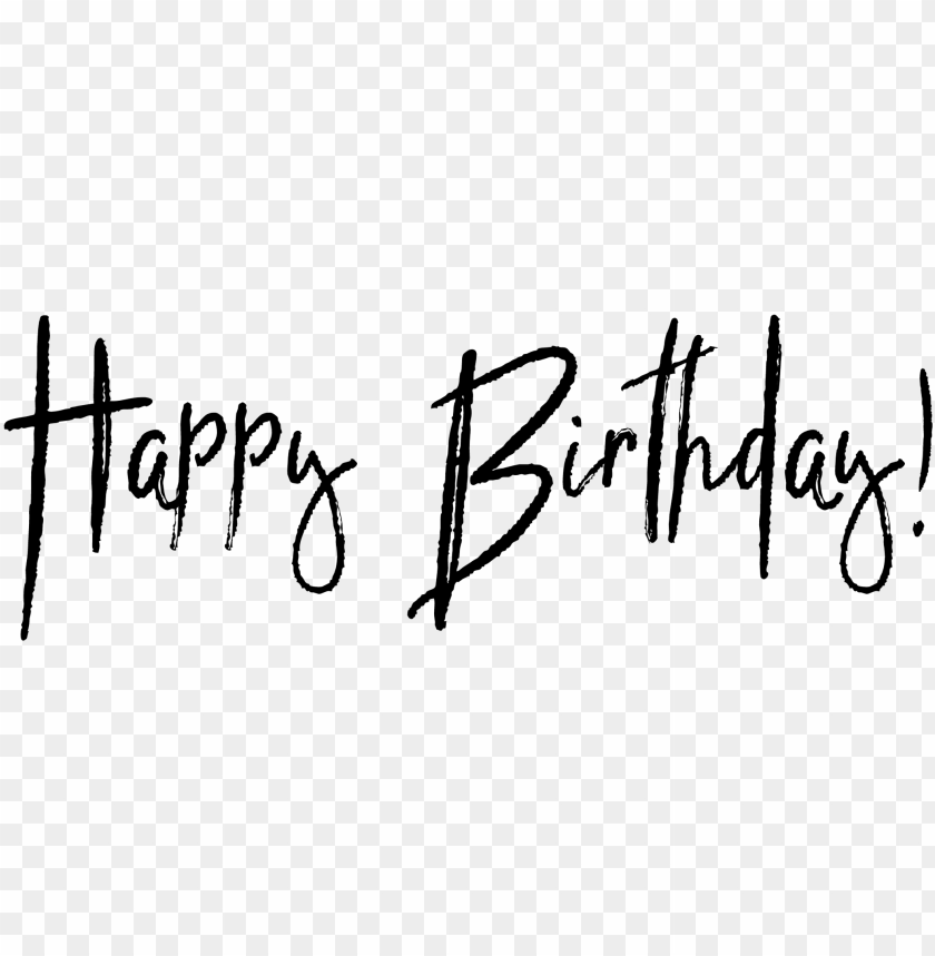 Download Happy Birthday Text Png Images Background png - Free PNG