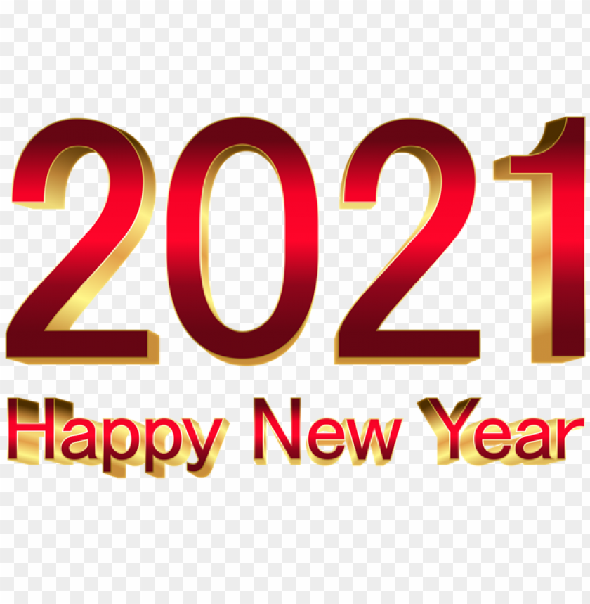 2021 red gold new year PNG image with transparent background | TOPpng