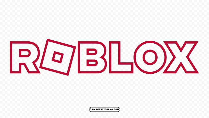 2022 roblox new logo png hd red line clipart - Image ID 489326