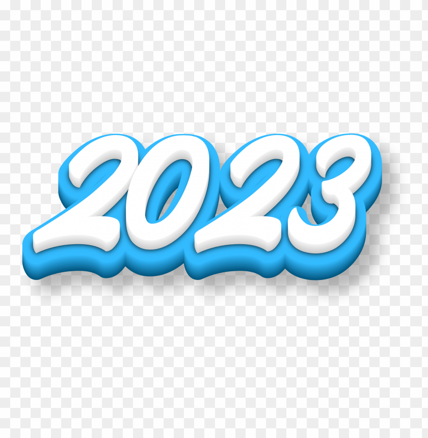 New year 2023 modern design style 3D typography of 2023 logo PNG 13775543  PNG