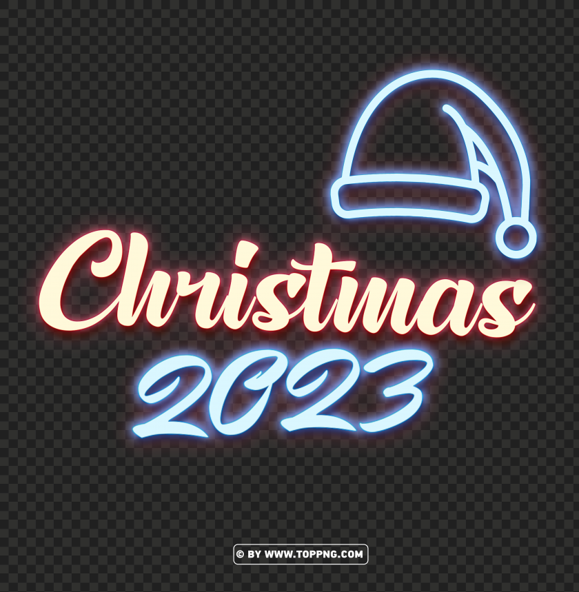 2023 christmas with santa claus hat neon style png,New year 2023 png,Happy new year 2023 png free download,2023 png,Happy 2023,New Year 2023,2023 png image