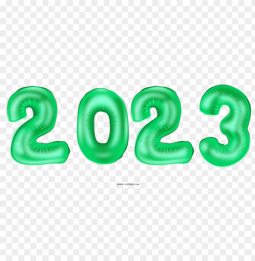 2023 green numbers balloon  png free, 2023  transparent background,2023 balloon  transparent png,2023 green