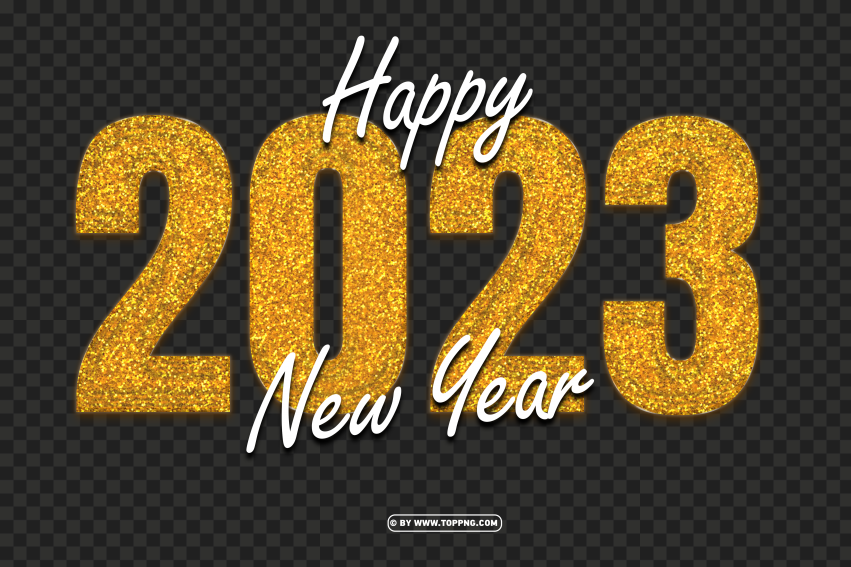 2023 happy new year golden glitter png,New year 2023 png,Happy new year 2023 png free download,2023 png,Happy 2023,New Year 2023,2023 png image