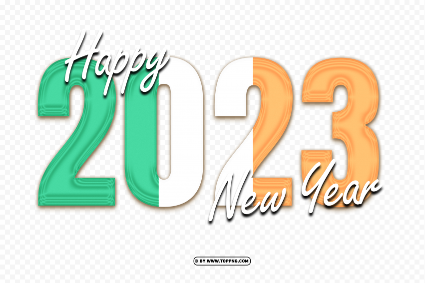 2023 happy new year with flag of ireland png,New year 2023 png,Happy new year 2023 png free download,2023 png,Happy 2023,New Year 2023,2023 png image