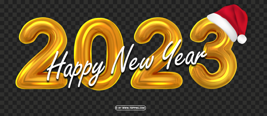 2023 png background with santa claus hat,New year 2023 png,Happy new year 2023 png free download,2023 png,Happy 2023,New Year 2023,2023 png image