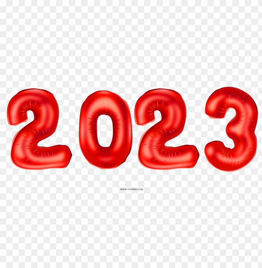 2023 red numbers balloon  png free, 2023  transparent background,2023 balloon  transparent png,2023 red