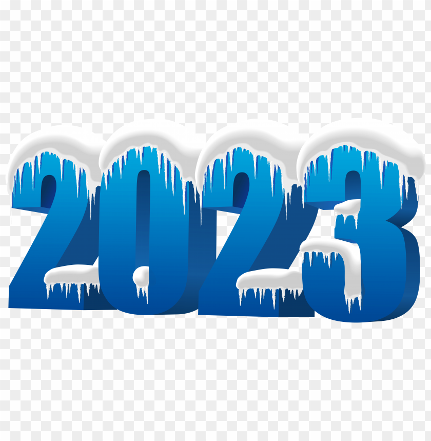2023 snowy red. PNG image with transparent background@toppng.com