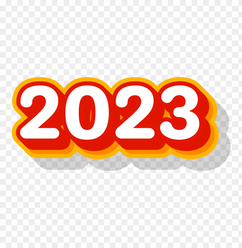 2023 sticker 3d free png file - Image ID 485375