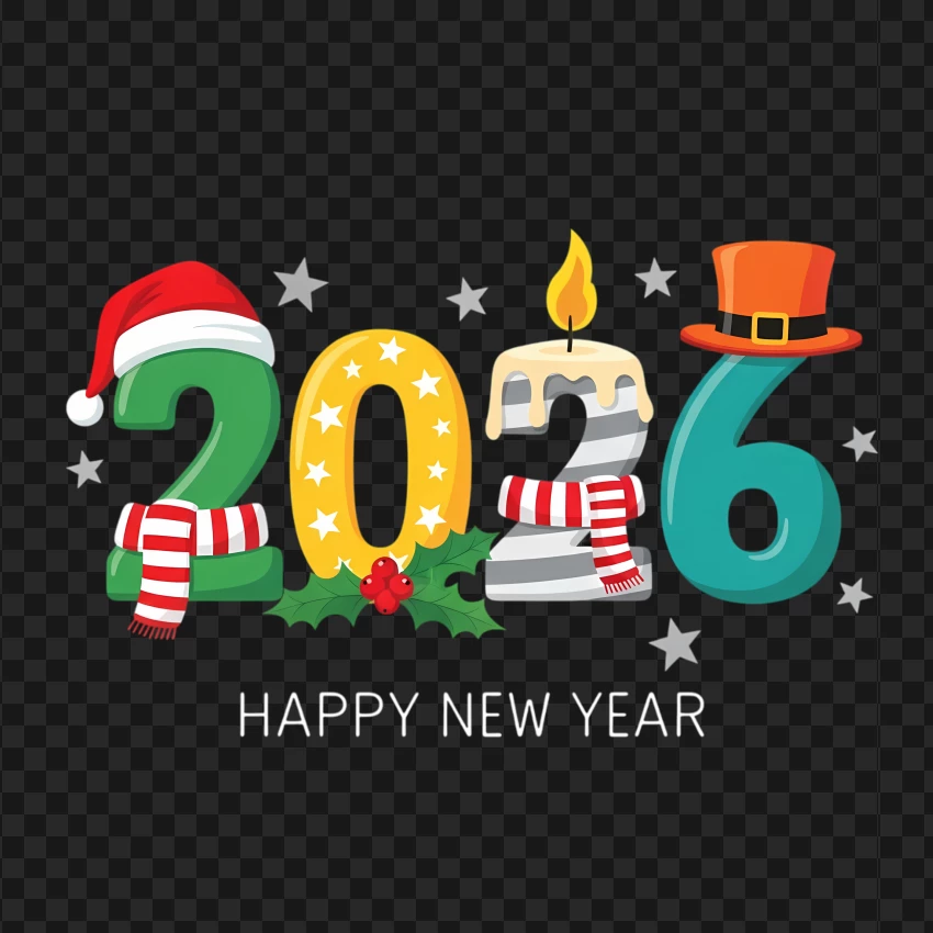 Happy New Year 2026 greeting design with elegant text