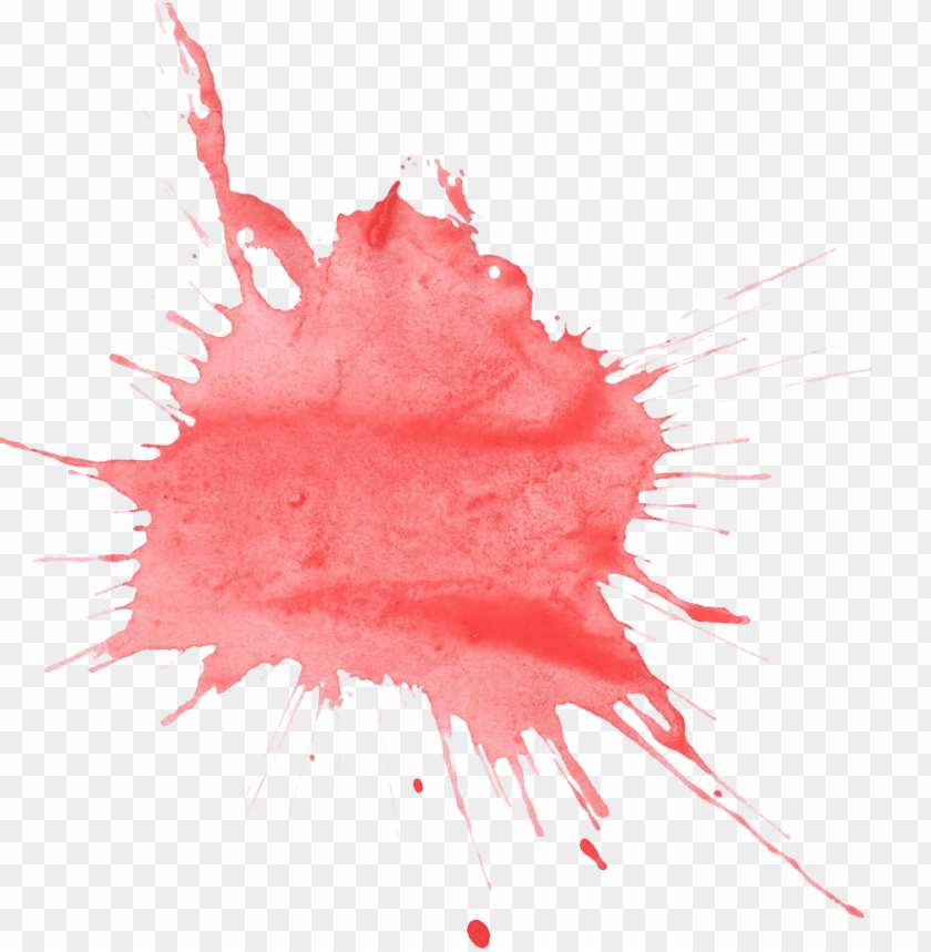 21 red watercolor splatter PNG transparent with Clear Background ID 205475