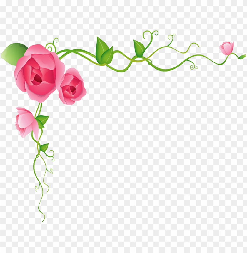2480 x 3508 11 0 - flower corner decor PNG image with transparent background  | TOPpng