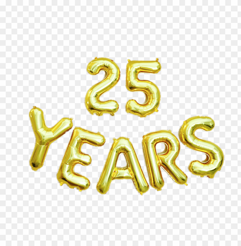 miscellaneous, wedding anniversaries, 25 years letter balloons, 
