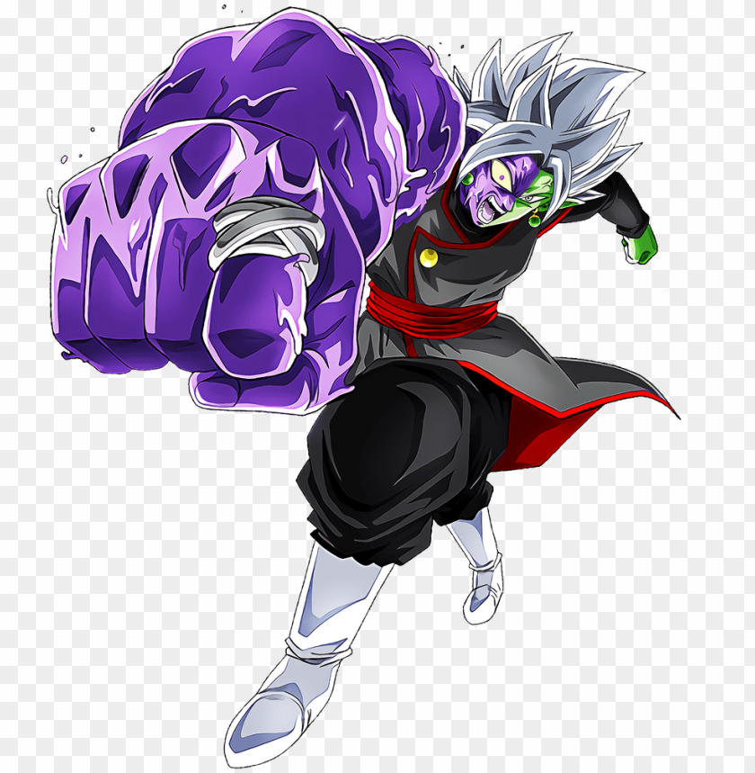 26 mar - fused zamasu half corrupted PNG image with transparent background  | TOPpng