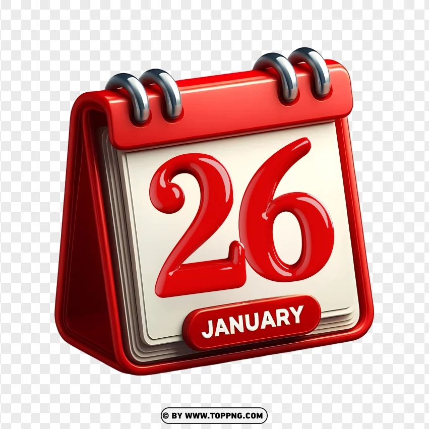 Calendar ,26th January,date