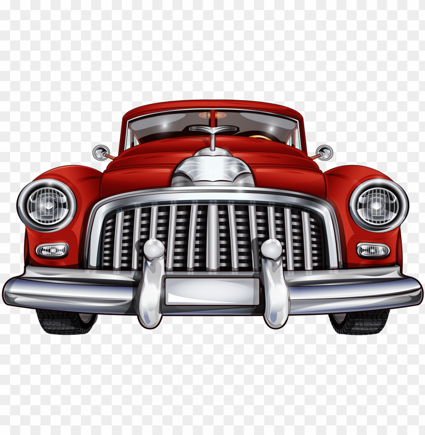 Download 28 Collection Of Red Classic Car Clipart Vintage Car Front View Png Image With Transparent Background Toppng