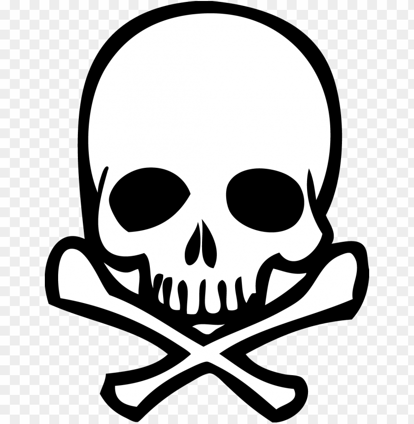 28 Collection Of Simple Skull And Crossbones Drawing Skull Transparent Png Image With Transparent Background Toppng