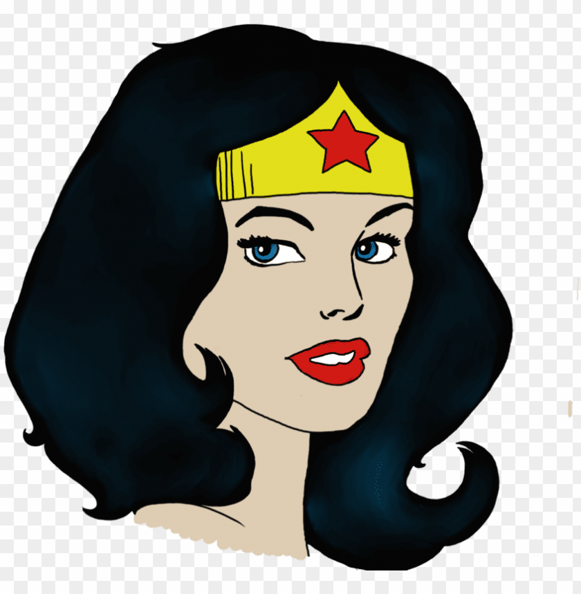28 Collection Of Wonder Woman Clipart Images Wonder Women Cartoon Face PNG Image With Transparent Background