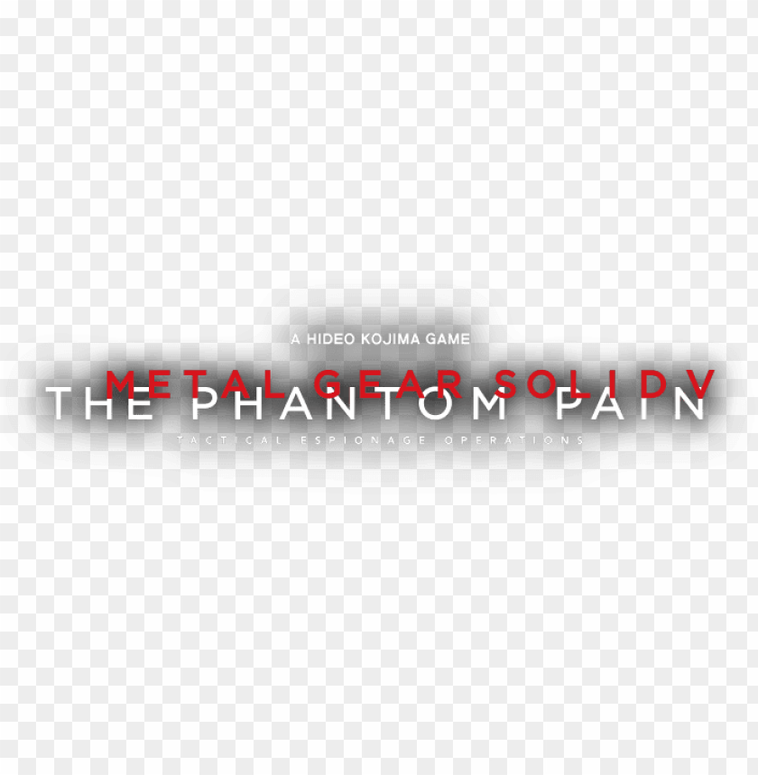 28 Gb Metal Gear Solid V Phantom Pain Logo Png Image With