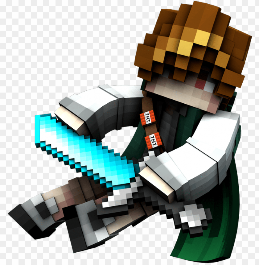 Minecraft character , Minecraft Roblox Rendering Cinema 4D, Minecraft  transparent background PNG clipart