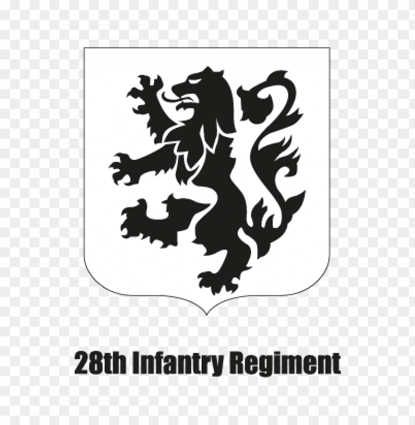  28th infantry regiment vector logo free - 462744