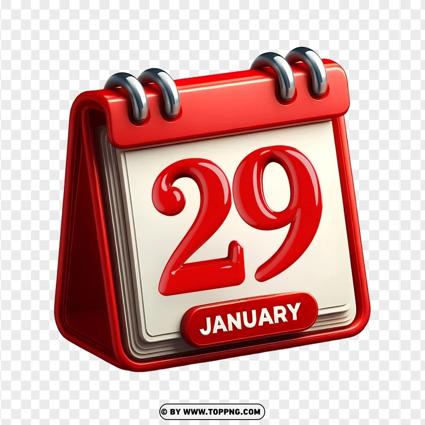 Calendar ,29th January,date