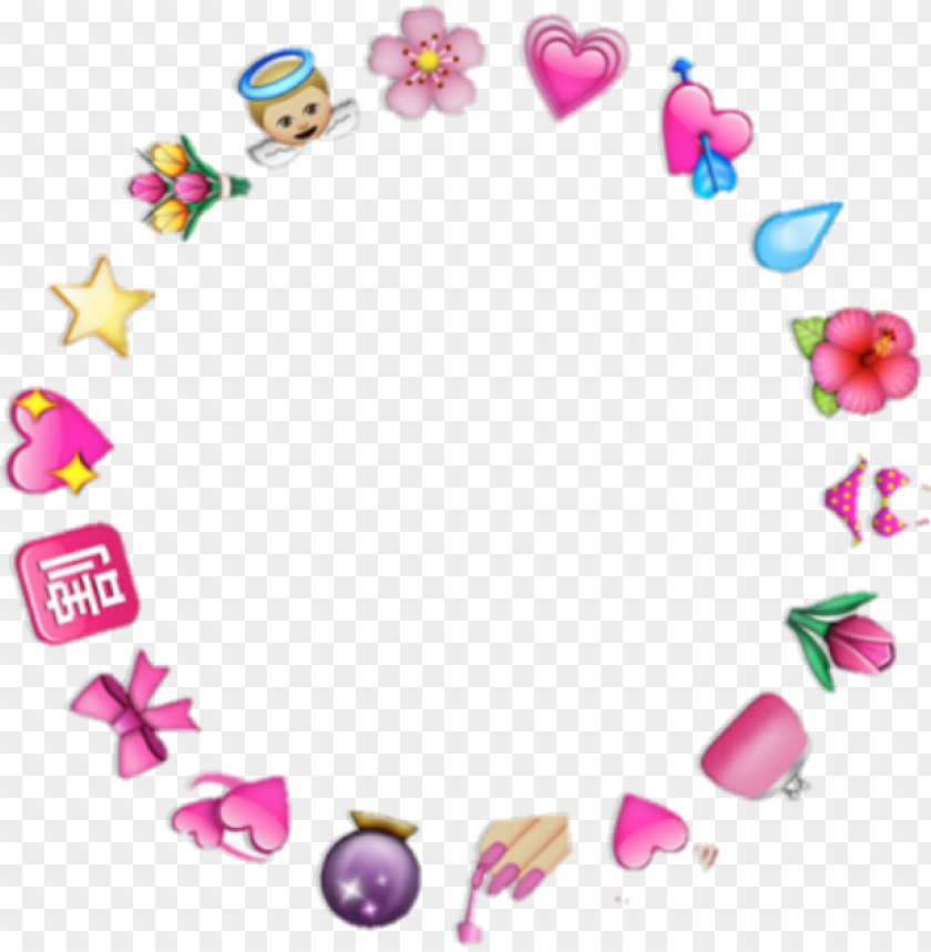 3 heart emoji circle PNG transparent with Clear Background ID 194154