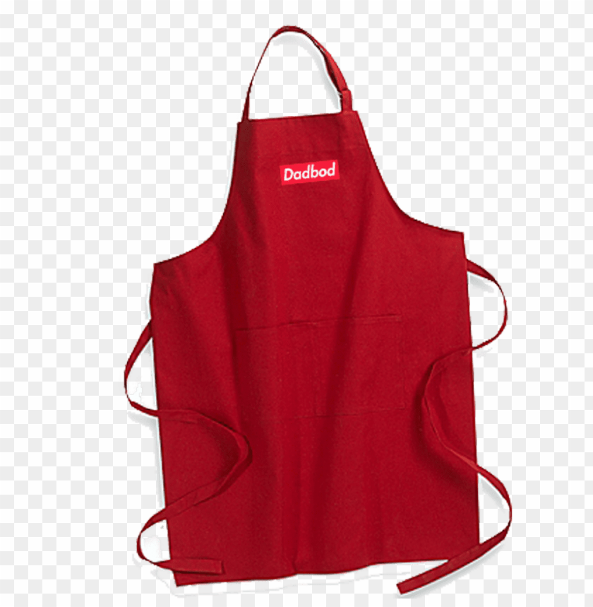 
apron
, 
100% cotton
, 
3 pockets
, 
red color
