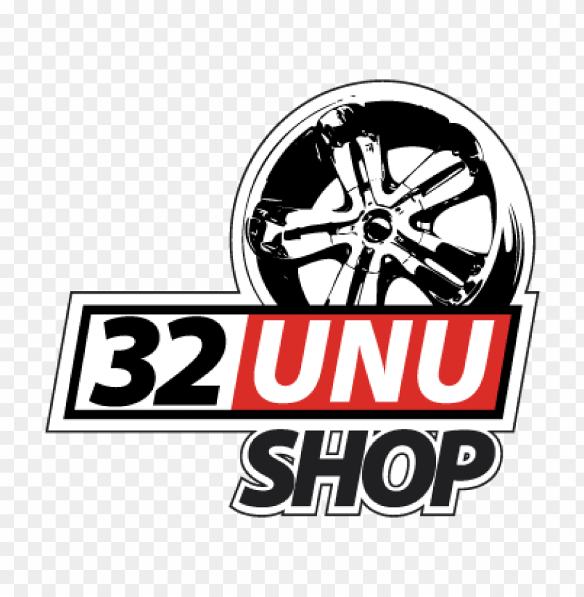  32unu shop vector logo free download - 462751