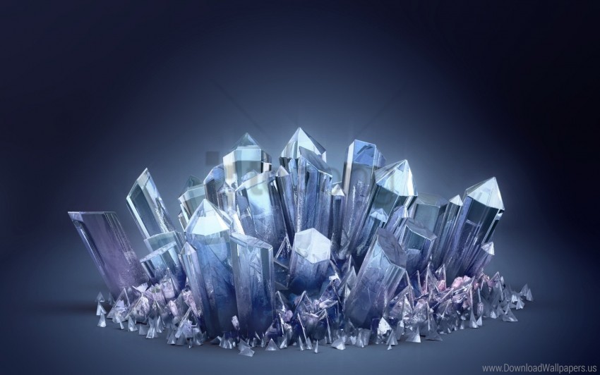 free PNG 3d, 3d crystal, blue crystal, crystal, crystals wallpaper background best stock photos PNG images transparent