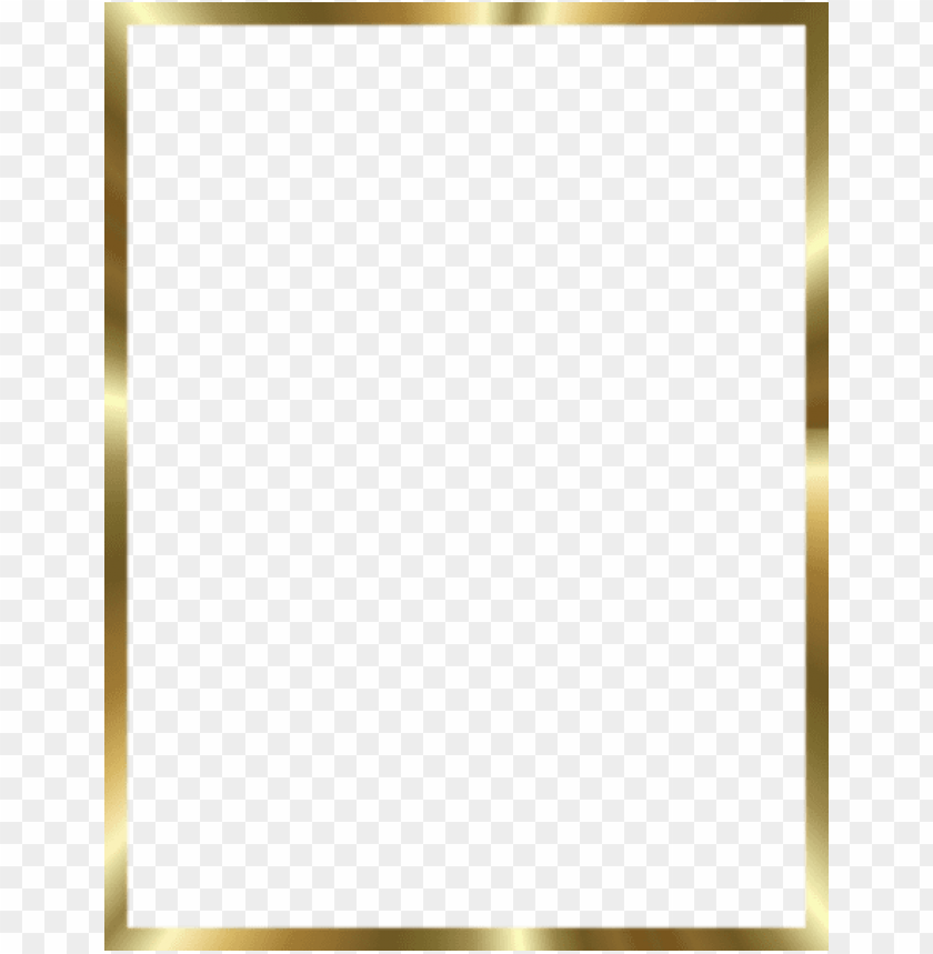 3d Gold Border Png Png Image With Transparent Background Toppng