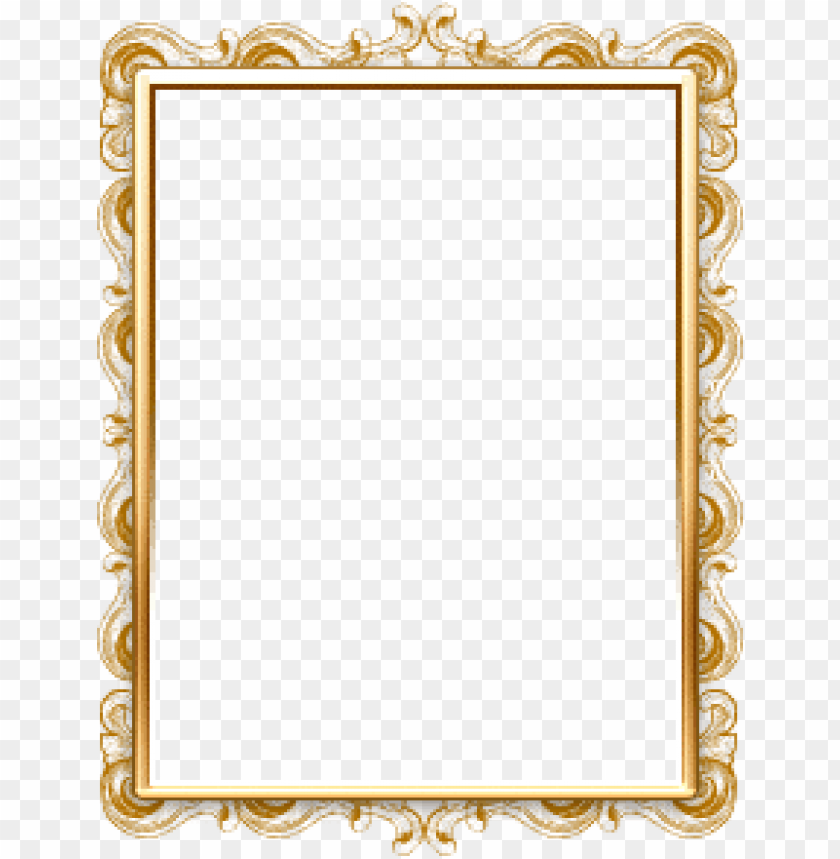 3d Gold Border Png PNG Image With Transparent Background | TOPpng