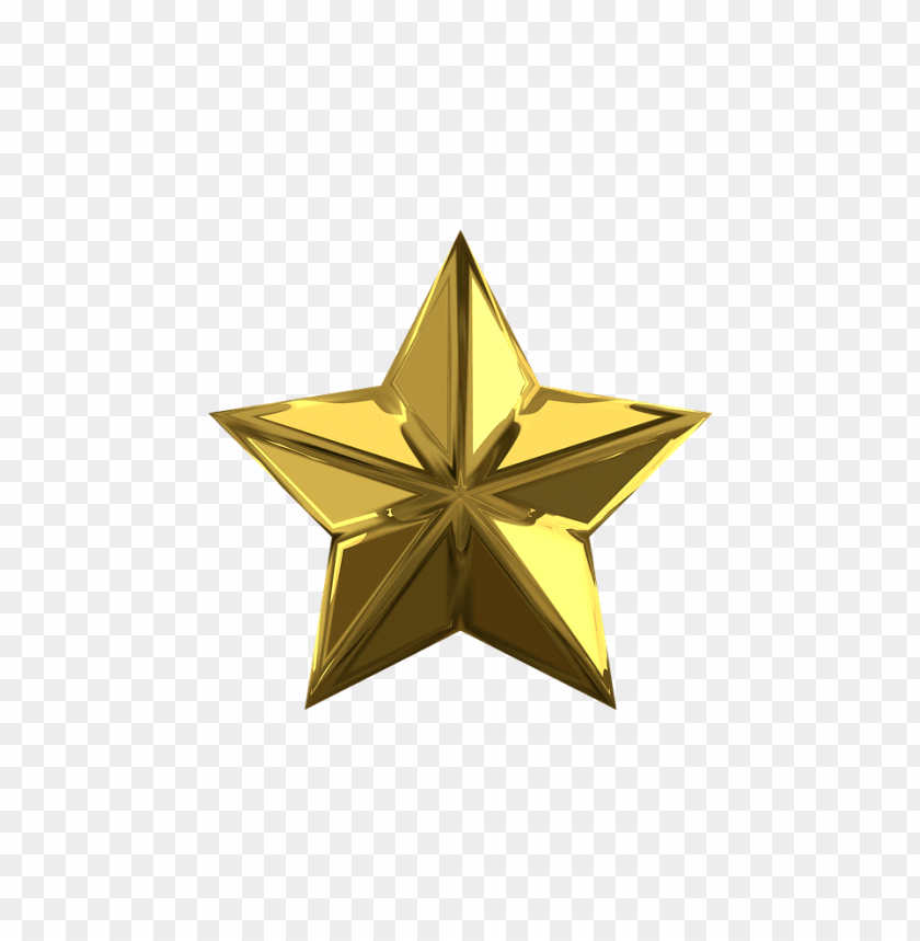 3d gold star png PNG image with transparent background | TOPpng