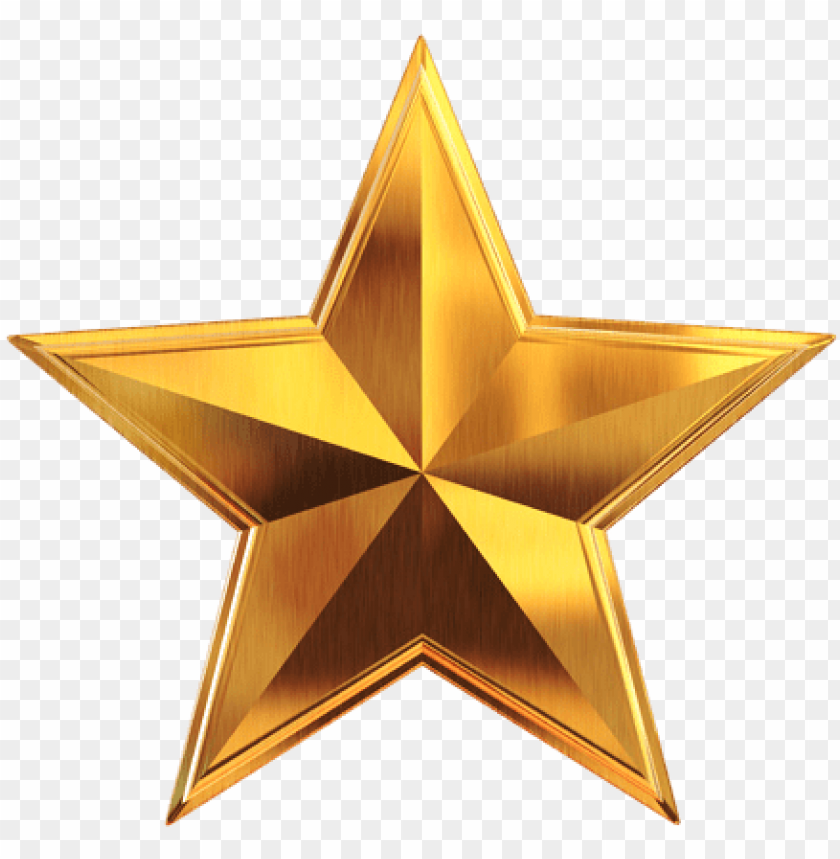 3d gold star png file gold metal star PNG transparent with Clear Background ID 173142