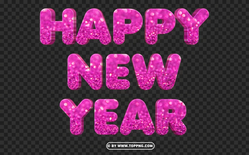  3d hppy new year glitter pink design clipart png  , 2024 happy new year clear background ,2024 happy new year png download ,2024 happy new year png image ,2024 happy new year png ,2024 happy new year png hd ,2024 happy new year transparent png 