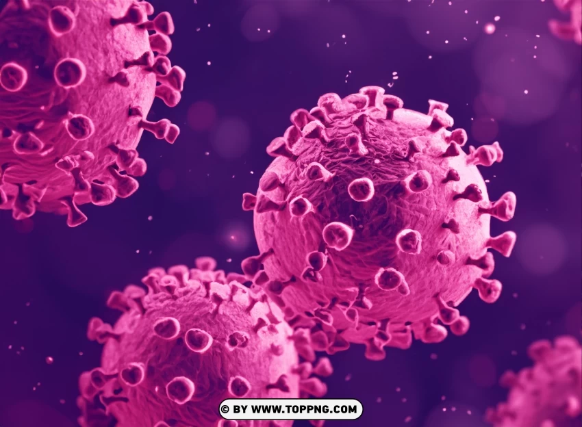 3D illustration of coronavirus Background