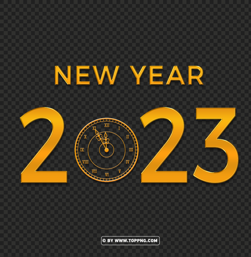 3d new years 2023 gold eve clock png,Eve,Eve Clock,2023 Gold,3D 2023 Transparent,Happy 2023 PNG,Happy New Year 2023